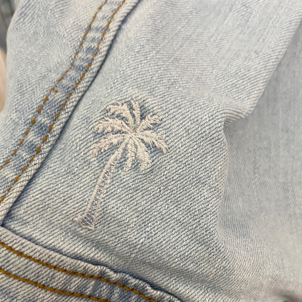 Vans Light Blue Denim Jacket XL Oversized - Picture 6 of 7